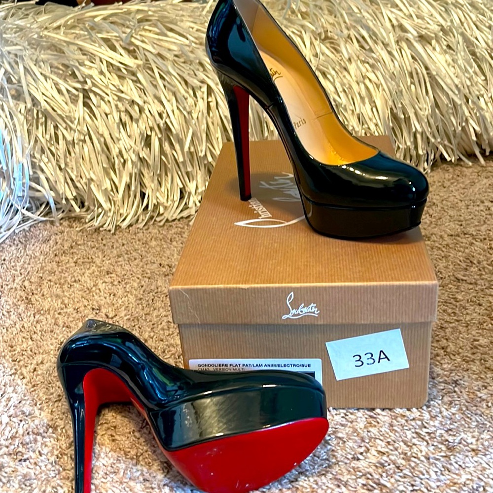 Black Christian Louboutin Heels 37